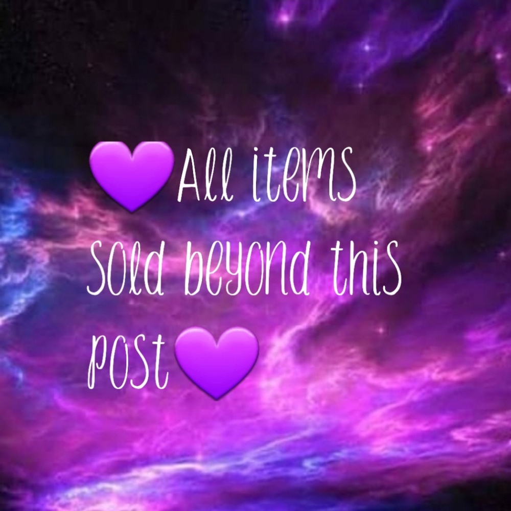 Sold items below 😉💜